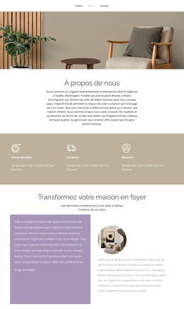 Ameublement Contemporain - Modèle De Site Web Joomla