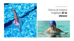 Club Di Nuoto Sportivo - Download Del Modello HTML