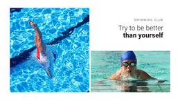 Sport Swimming Club Google Fonts