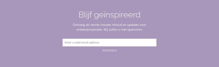 Functioneel en verbluffend CSS-sjabloon