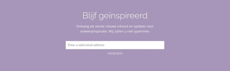 Functioneel en verbluffend HTML5-sjabloon