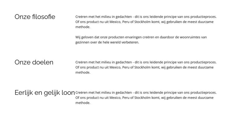 Ieder van ons heeft de macht Website mockup