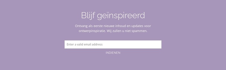 Functioneel en verbluffend Website sjabloon