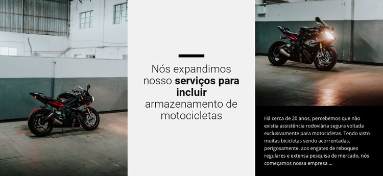 Tudo sobre motocicletas Landing Page