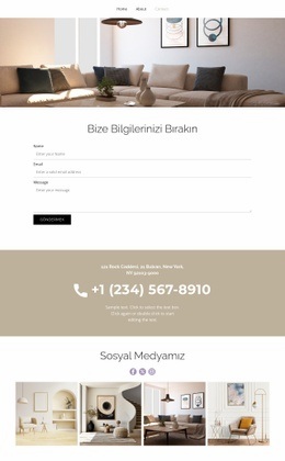 Bize Bilgilerinizi Bırakın Şablonlar Html5 Duyarlı Ücretsiz