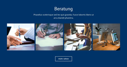 Beratungs- Und Beratungsleistungen – Webvorlage