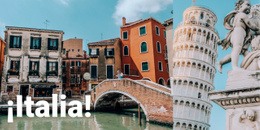 Guía De Italia - Descarga Gratuita De Una Plantilla De Una Página