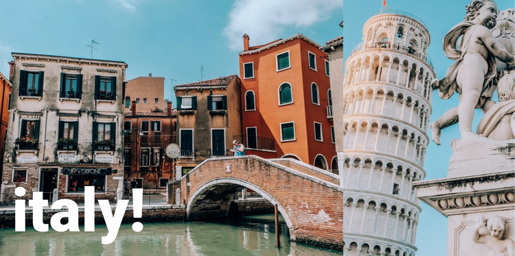Italy guide HTML Template