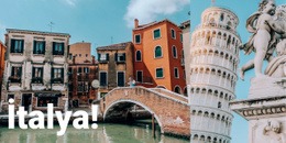 İtalya Rehberi - Tek Sayfalık Şablonu Ücretsiz Indirin