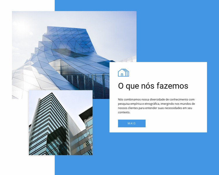 Arquitetura extraordinária Template Joomla