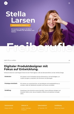 Meister Des Designs – Professionelle HTML5-Vorlage