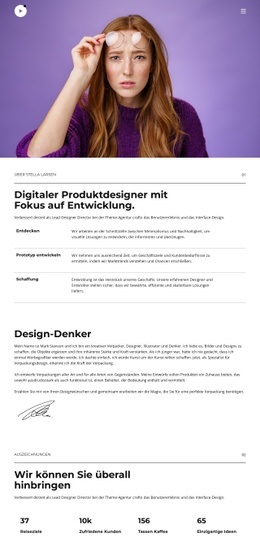 Website-Designer Für Preisgekrönter Freiberufler