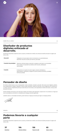 Freelancer Ganador De Premios - Plantilla De Creación De Sitios Web