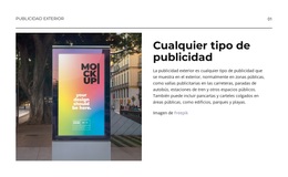 Cualquier Tipo De Publicidad - Tema Moderno De WordPress