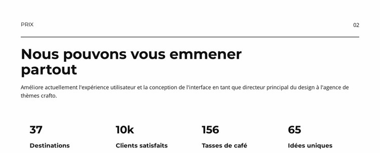 La publicité extérieure Modèles de constructeur de sites Web