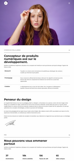 Lauréat D'Un Prix Freelance - Modèle HTML5 Professionnel Personnalisable