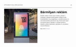 Ingyenes CSS-Elrendezés Ehhez: Bármilyen Reklám