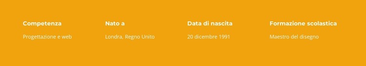 Progettazione e web Modello HTML