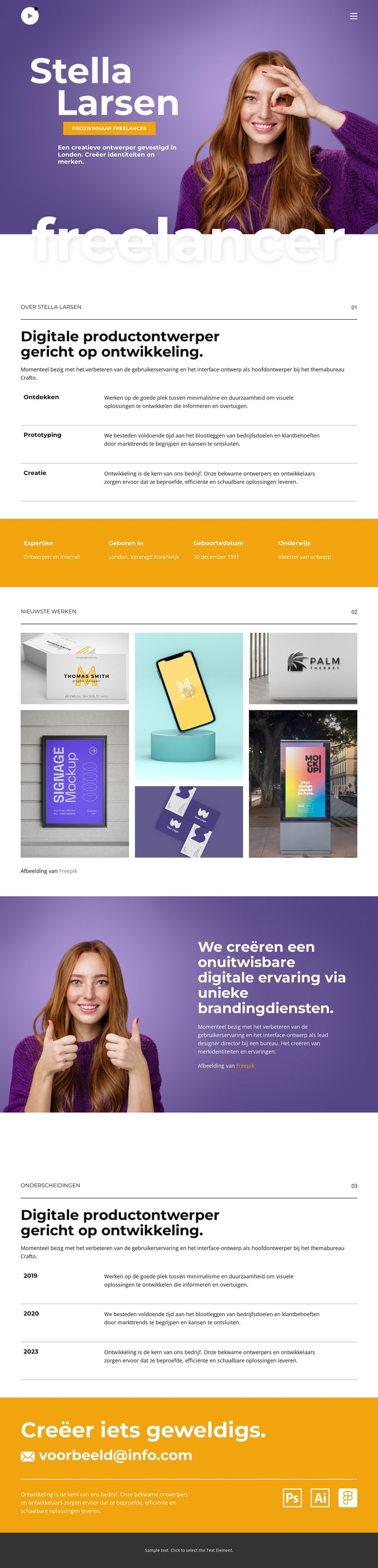 Meester van ontwerp CSS-sjabloon