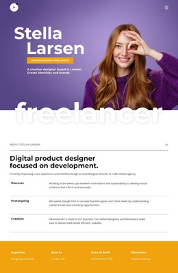 Master Of Design - Free Website Template