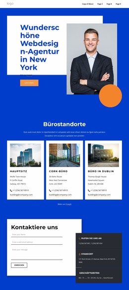 Erstaunliche Webdesign-Agentur