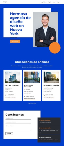 Increíble Agencia De Diseño Web. - Página De Destino