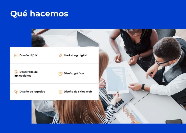 Creamos sitios web atractivos y fáciles de usar. Plantilla de sitio web