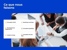 Nous Créons Des Sites Web Attrayants Et Conviviaux - Modèle HTML5 Réactif