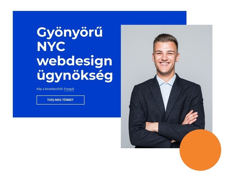 Díjnyertes tervezőstúdió HTML Sablon