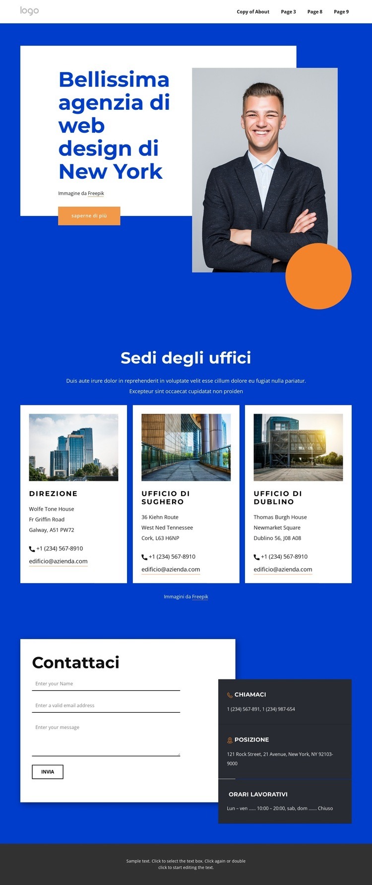 Incredibile agenzia di web design Progettazione di siti web