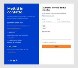 Connettiti Con Noi - Download Del Modello HTML