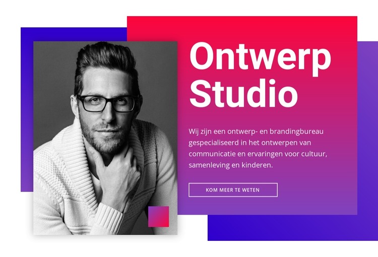 Uw ideeën tot leven brengen HTML-sjabloon