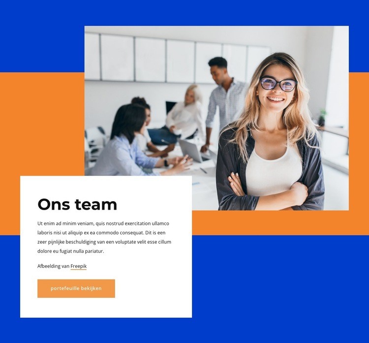 Het idee dat ons als managementconsultants drijft HTML5-sjabloon