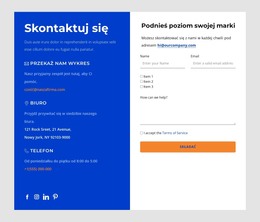 Połącz Się Z Nami - Pobranie Szablonu HTML