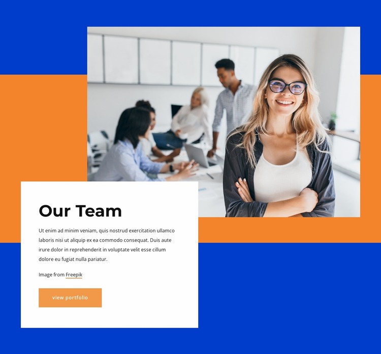 The idea that drives us as management consultants Website Mockup