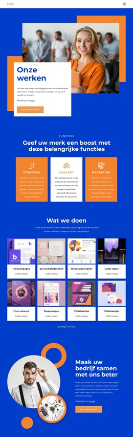 Webdesign Voor Uw Kleine Onderneming - Beste HTML-Sjabloon