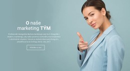 O Marketingovém Týmu – Bezplatná Šablona Webových Stránek