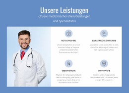 Komplette Therapiedienstleistungen - HTML Builder