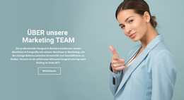 Über Das Marketing-Team - Design HTML Page Online