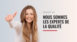 Experts En Qualité – Page De Destination