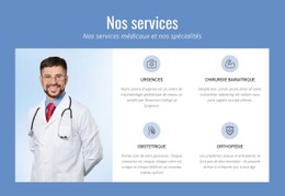 Services De Thérapie Complets Modèle CSS Simple