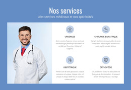 Services De Thérapie Complets : Modèle De Site Web Simple