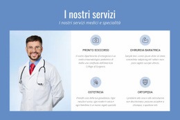 Design Del Sito Pronto All'Uso Per Servizi Terapeutici Completi