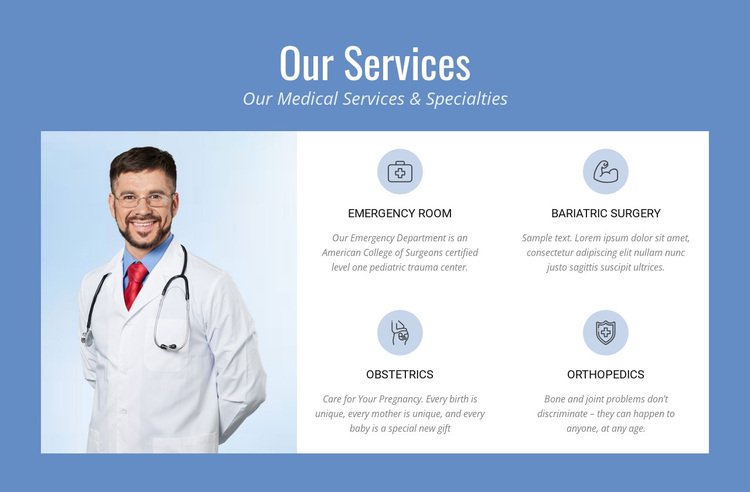 Complete therapy services Joomla Page Builder