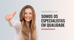 Especialistas Em Qualidade - Free HTML Website Builder