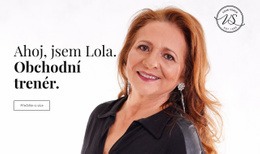 Inovační Obchodní Kouč – Bezplatná Šablona Webových Stránek