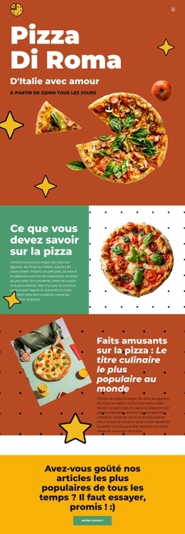 Ce Que Vous Devez Savoir Sur La Pizza - Website Creation HTML