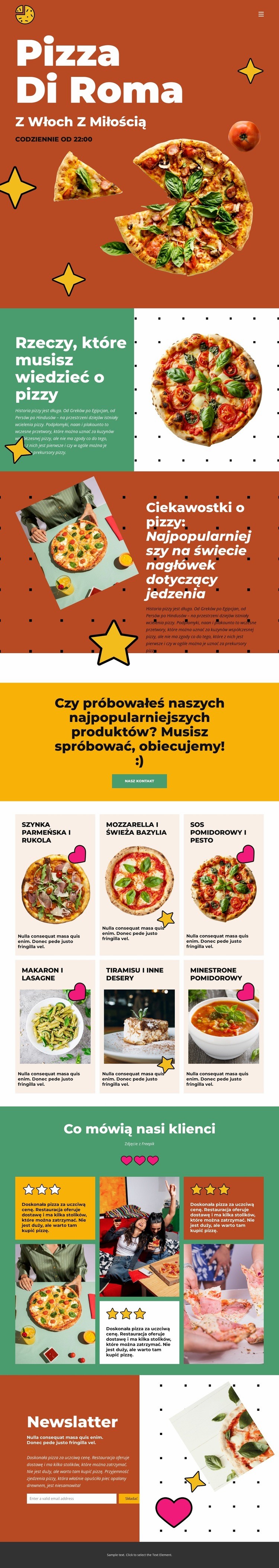 Rzeczy, które musisz wiedzieć o pizzy Szablony do tworzenia witryn internetowych