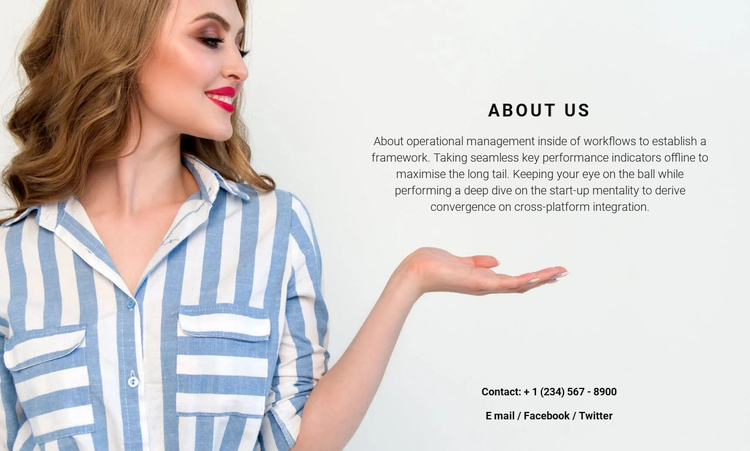 We glad to see you Squarespace Template Alternative