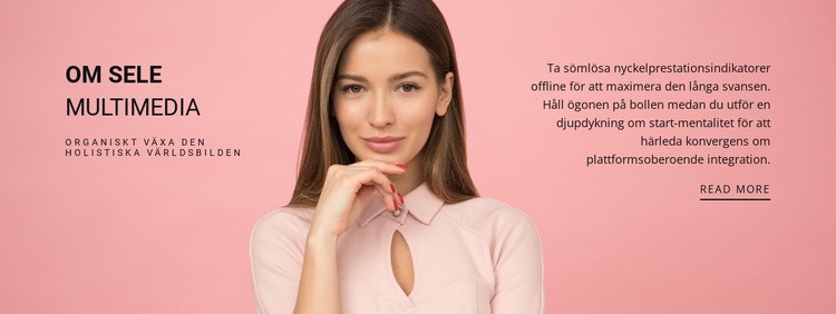 Om vårt framgångsrika företag HTML-mall